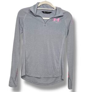 Girls Junior Under Armour Tech ½ Zip Running Pullover Shirt Youth Large